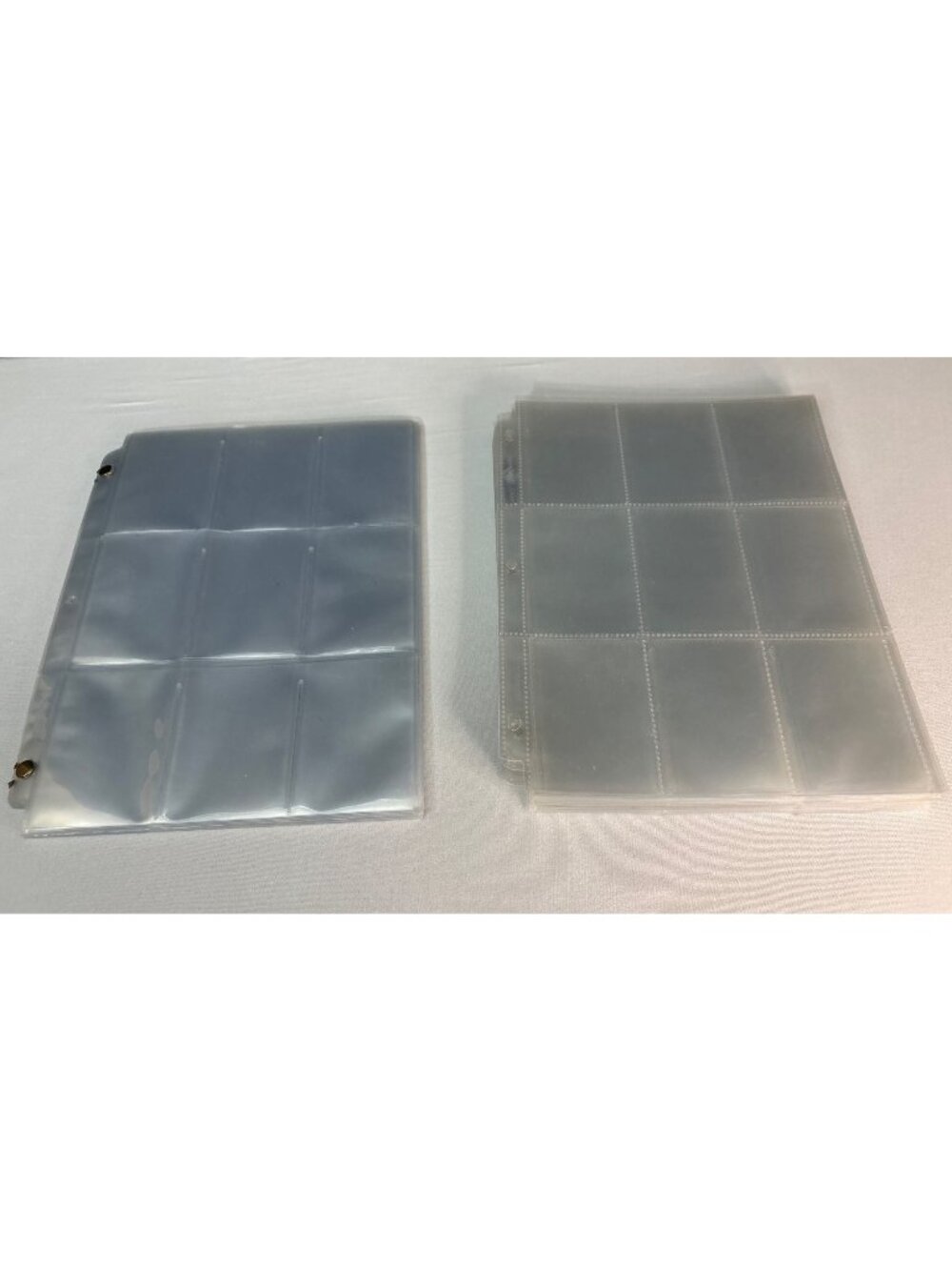 Clear 9-Pocket Trading Card Pages For Binders Lot Of 36 Sheets Standard Size